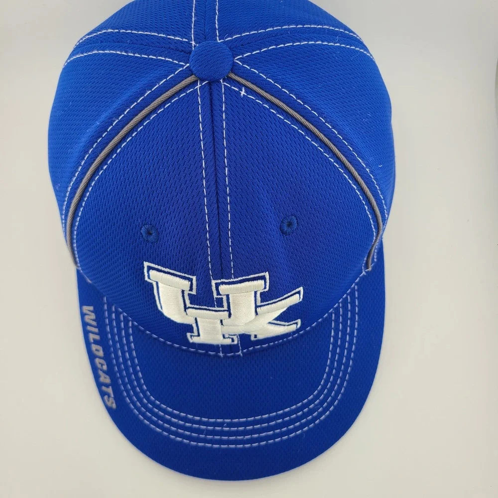 Captivating Headwear Kentucky Wildcats UK Cap Mens Royal Blue Adjustable Hat